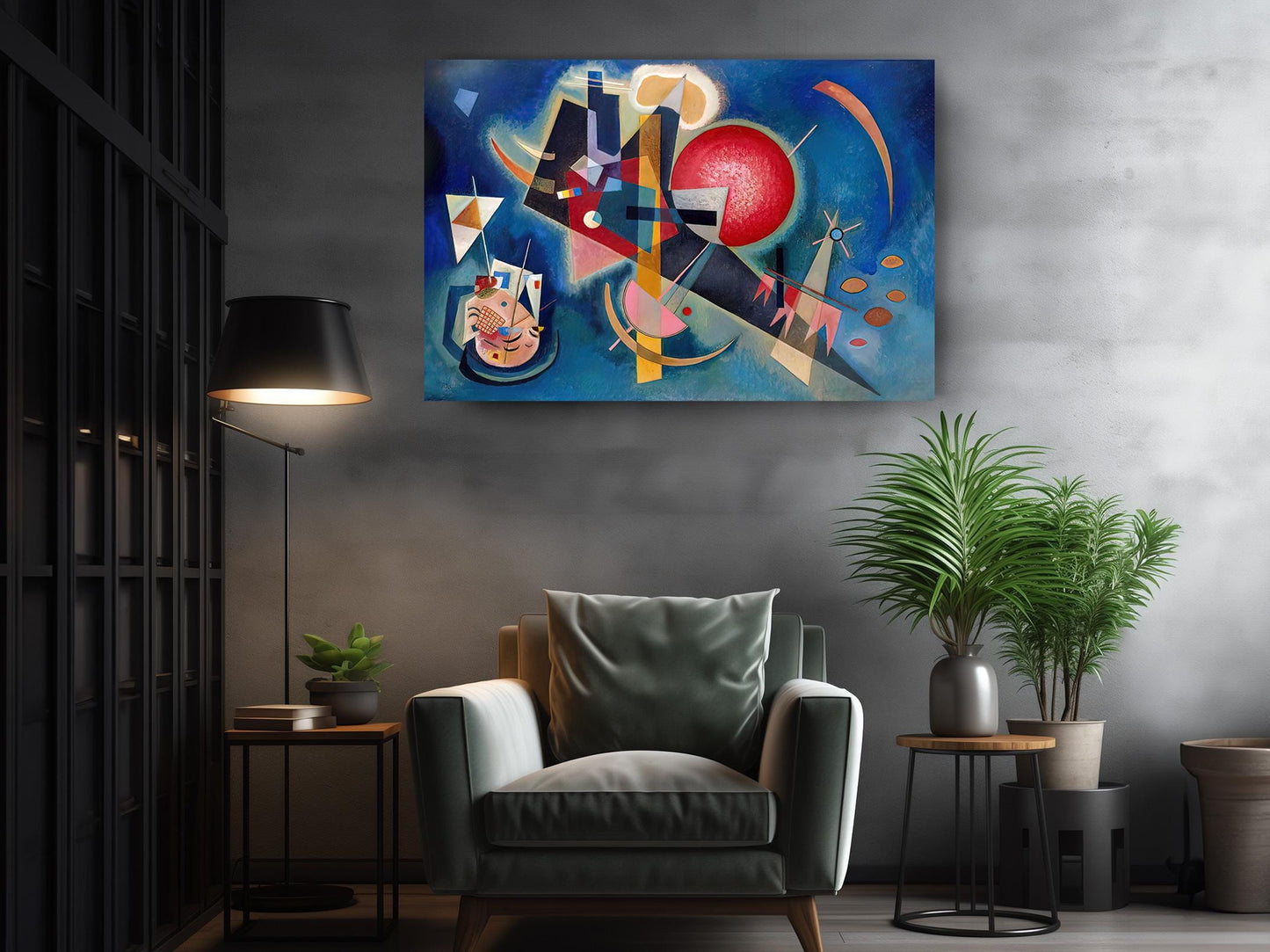 Abstract Geometric Canvas | Modern Colorful Wall Art - Ready to Hang Print