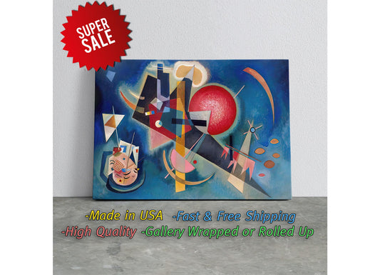 Abstract Geometric Canvas | Modern Colorful Wall Art - Ready to Hang Print