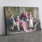 Betsy Ross Flag Print – US Flag Canvas | Independence Day Art Wall Decor