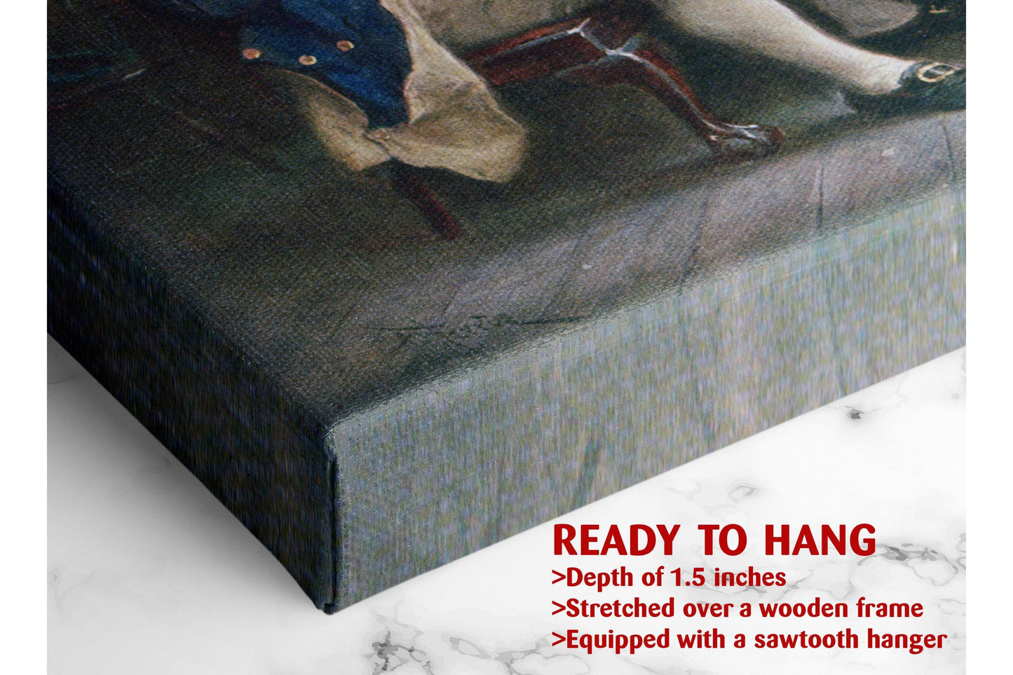 Betsy Ross Flag Print – US Flag Canvas | Independence Day Art Wall Decor