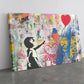 Banksy Canvas Print – Street Art Decor | Museum Quality Ready to Hang Wall Art
