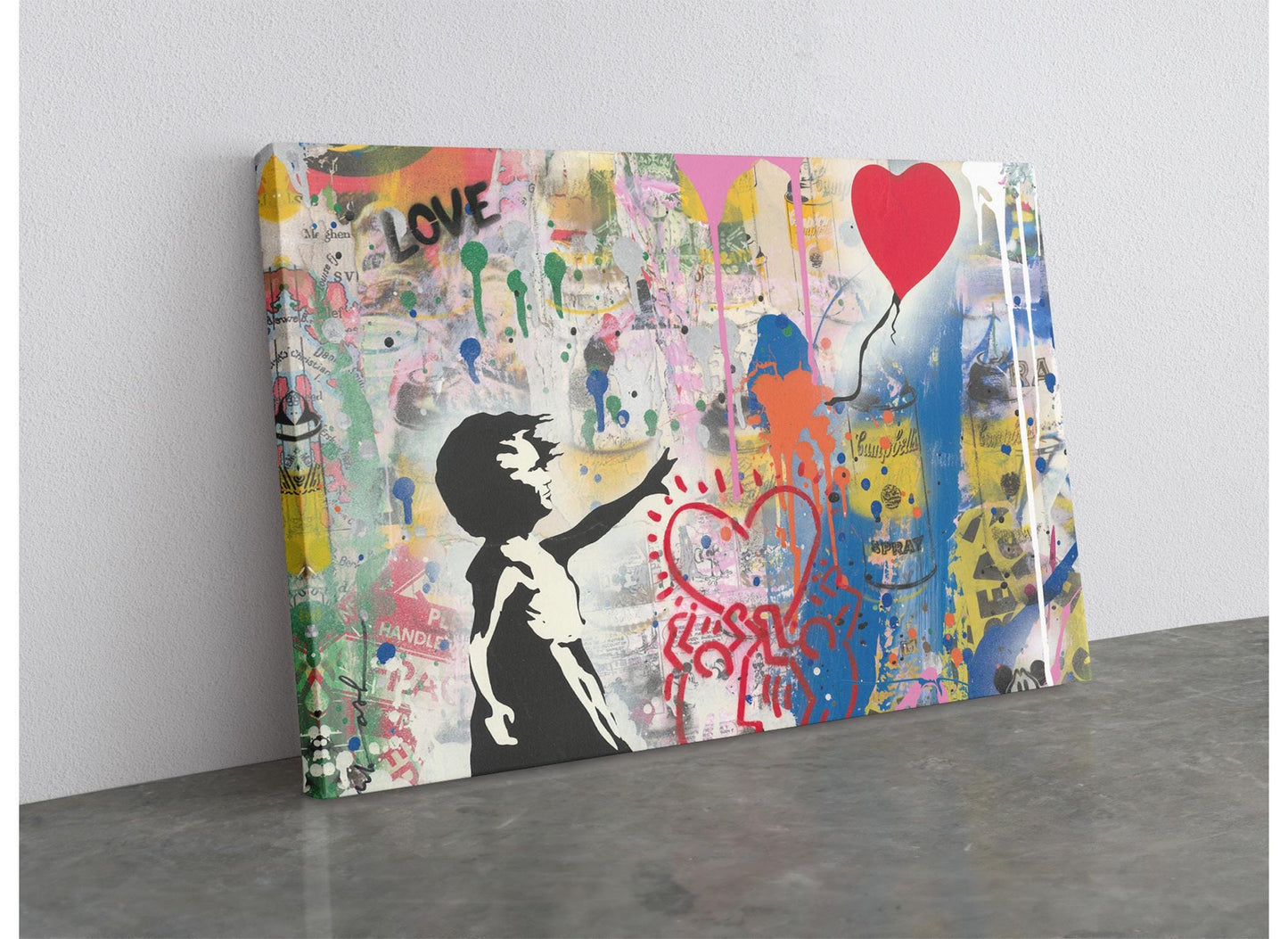 Banksy Canvas Print – Street Art Decor | Museum Quality Ready to Hang Wall Art