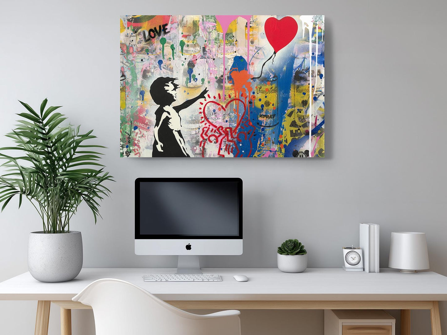 Banksy Canvas Print – Street Art Decor | Museum Quality Ready to Hang Wall Art