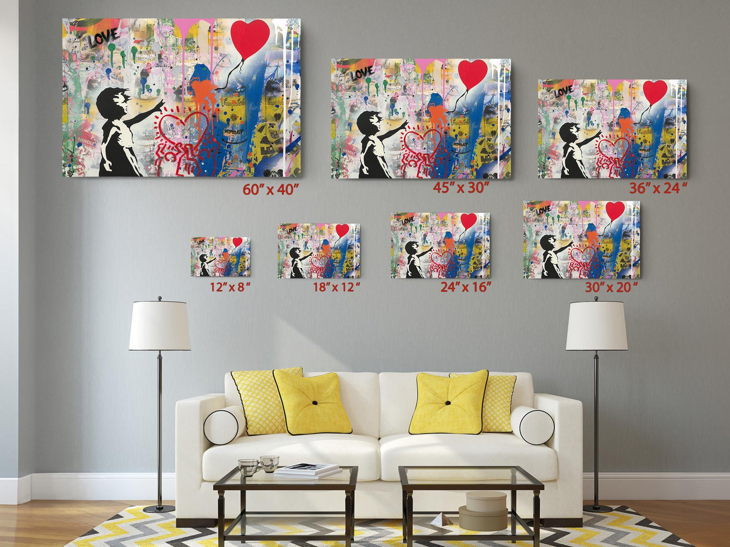 Banksy Canvas Print – Street Art Decor | Museum Quality Ready to Hang Wall Art