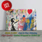 Banksy Canvas Print – Street Art Decor | Museum Quality Ready to Hang Wall Art