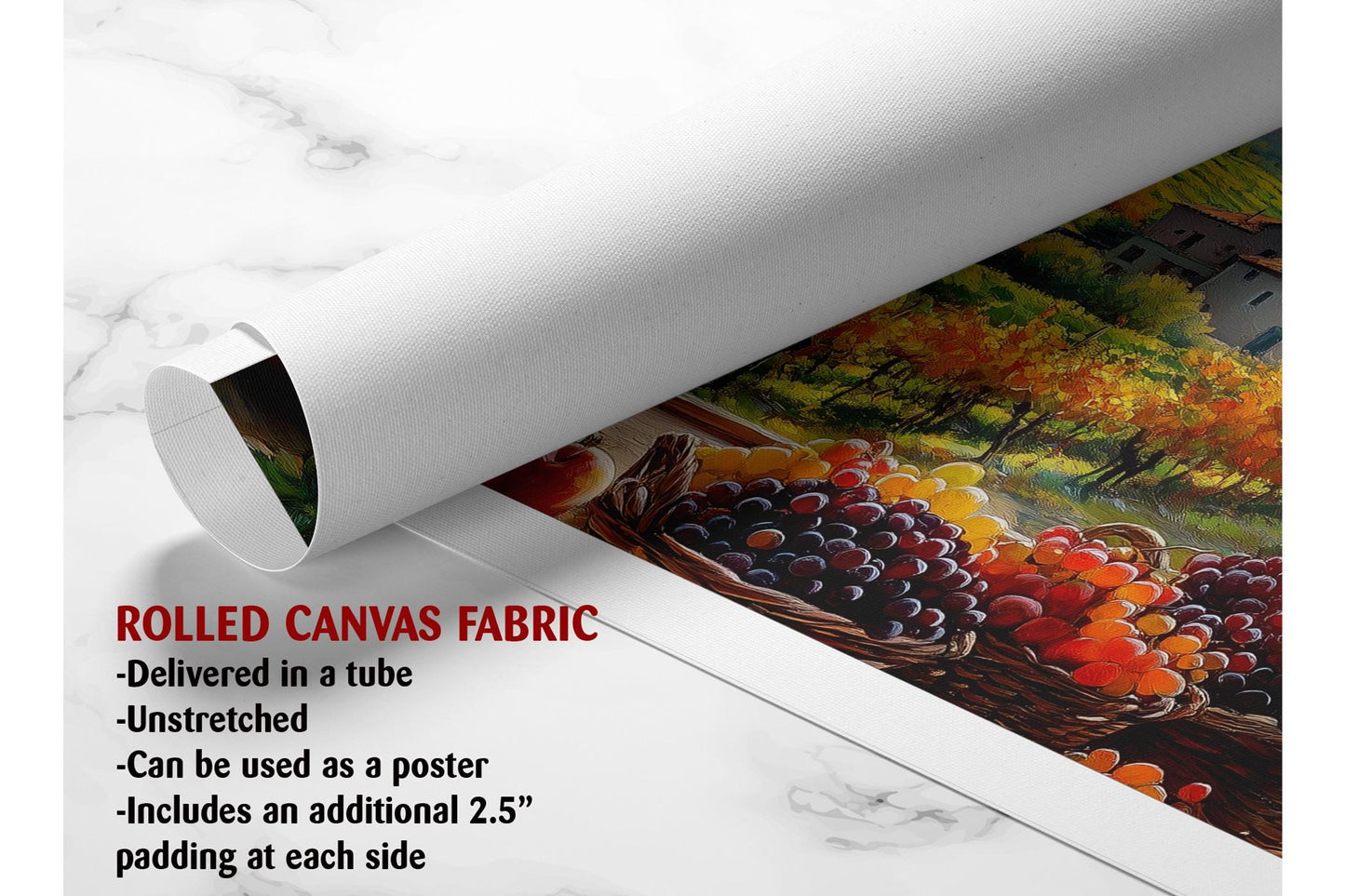 Tuscany Window Canvas | Rustic Farmhouse Canvas Wall Print - Italian Art