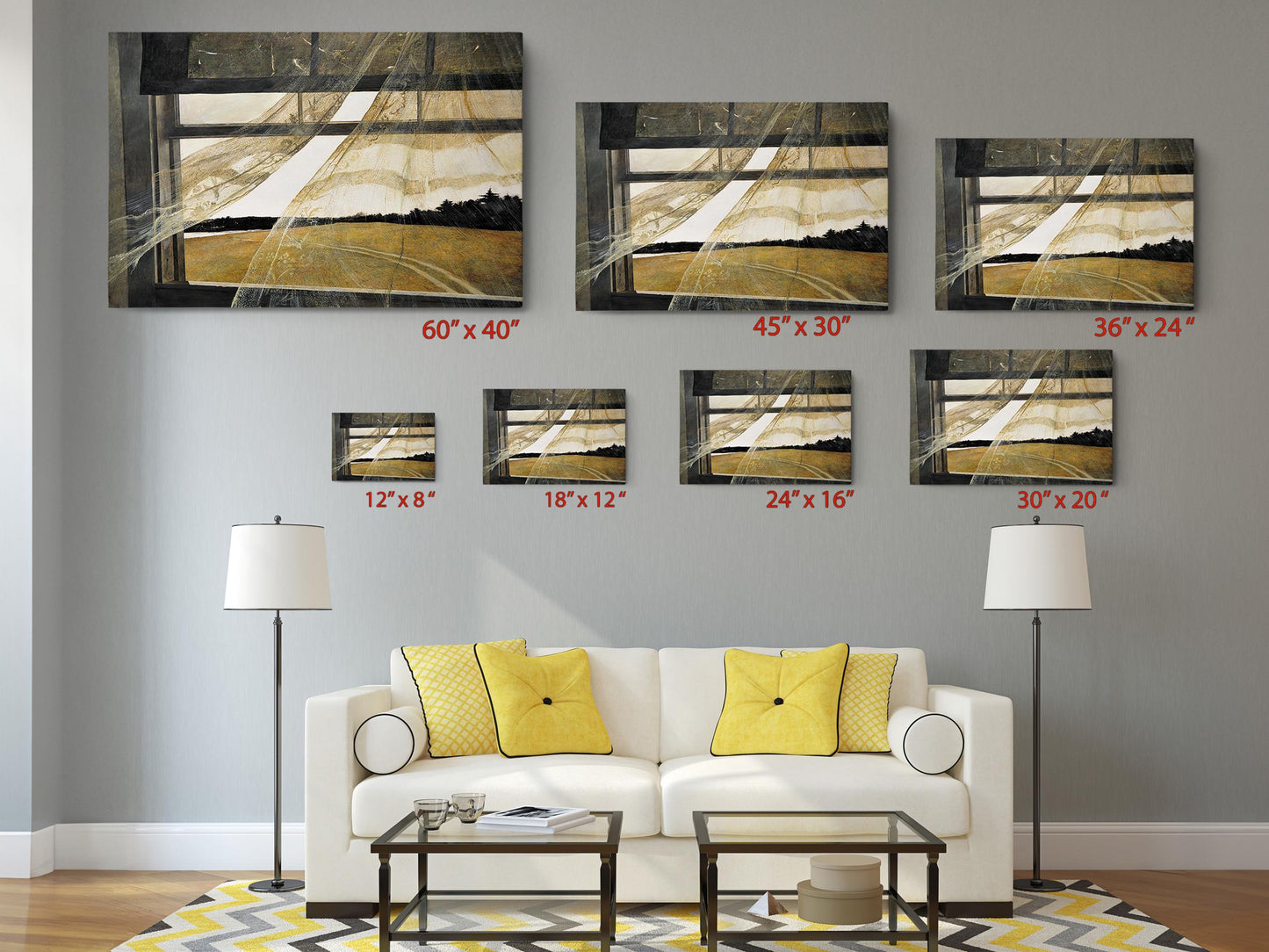 Andrew Wyeth Canvas Print – Coastal Wall Art | Museum Quality Print on Artist Grade Canvas