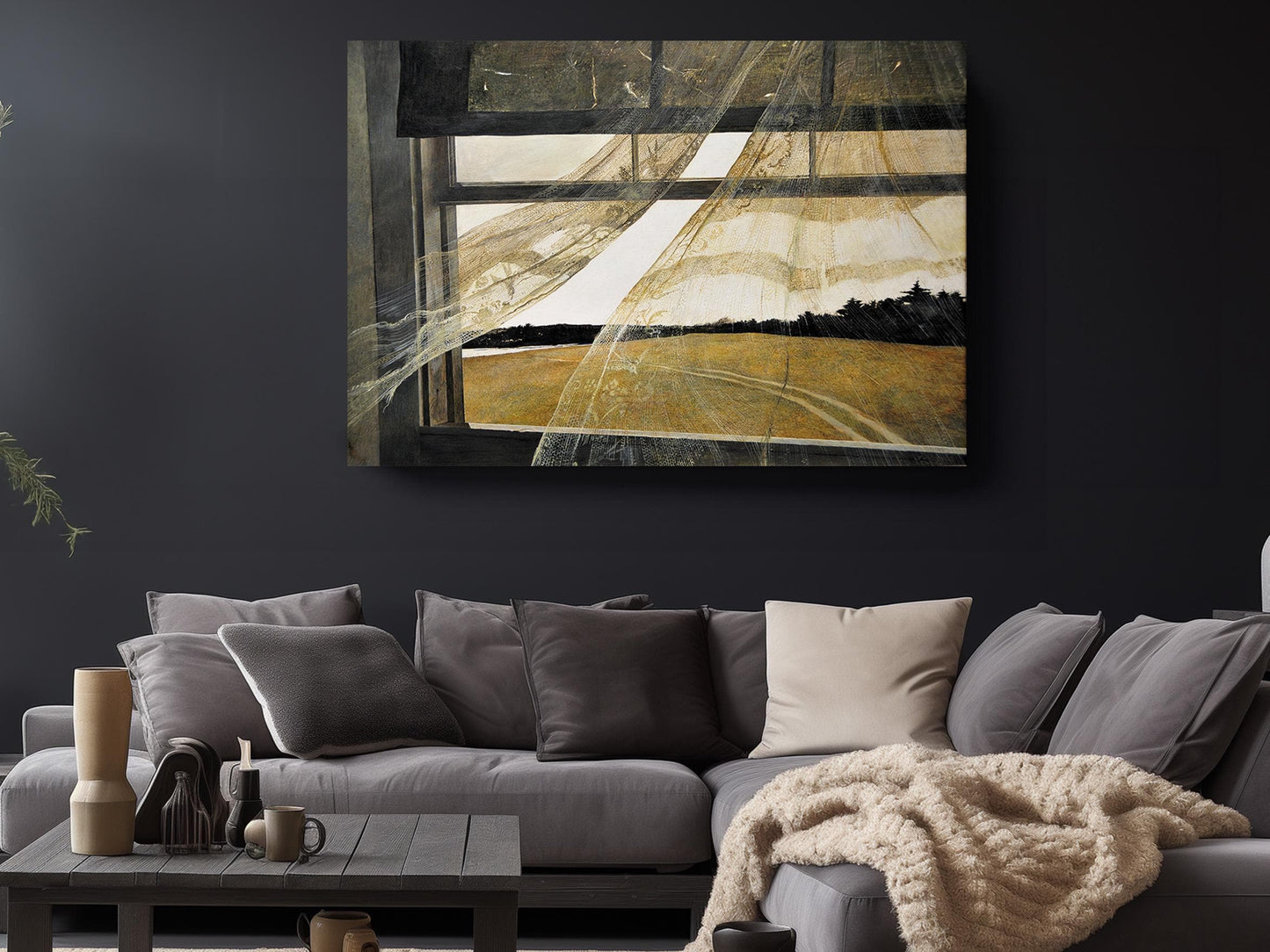 Andrew Wyeth Canvas Print – Coastal Wall Art | Museum Quality Print on Artist Grade Canvas