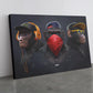 Three Wise Monkeys Canvas | Museum Quality Print - Ready to Hang Wall Art