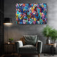 Spray Paint Canvas Print – Urban Graffiti Wall Art Heart Canvas Decor