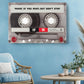 Motivational Canvas Print – Cassette Tape Decor | Inspirational Art Print Wall