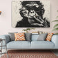 Banksy Monkey Canvas – Urban Art Reproduction | Ready to Hang Canvas Wall Art