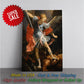 Archangel Michael Canvas Museum Quality Prints – Guido Reni Reproduction Wall Art