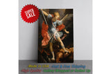 Archangel Michael Canvas Museum Quality Prints – Guido Reni Reproduction Wall Art