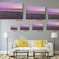 Pastel Sunset Beach Canvas | Coastal Wall Art - Driftwood Shore Print, Museum Quality