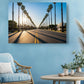 Palm Street Canvas Print – Beverly Drive Sunset Wall Art | Museum Quality California Canvas Art