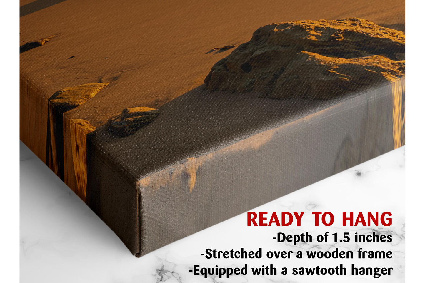 Sunset Beach Canvas Print - Coastal Wall Art | Rolled or Framed Canvas Artwork