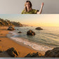 Sunset Beach Canvas Print - Coastal Wall Art | Rolled or Framed Canvas Artwork