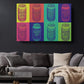 Pop Art Canvas Print – Retro Sparkling Water Wall Decor for Kitchen