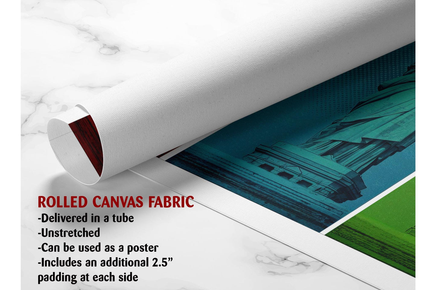 Pop Art Canvas - NYC Statue of Liberty Colorful Wall Art | Ready to Hang