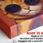 Pop Art Cat Canvas - Colorful Tabby Cat Wall Art | Ready to Hang Canvas Print