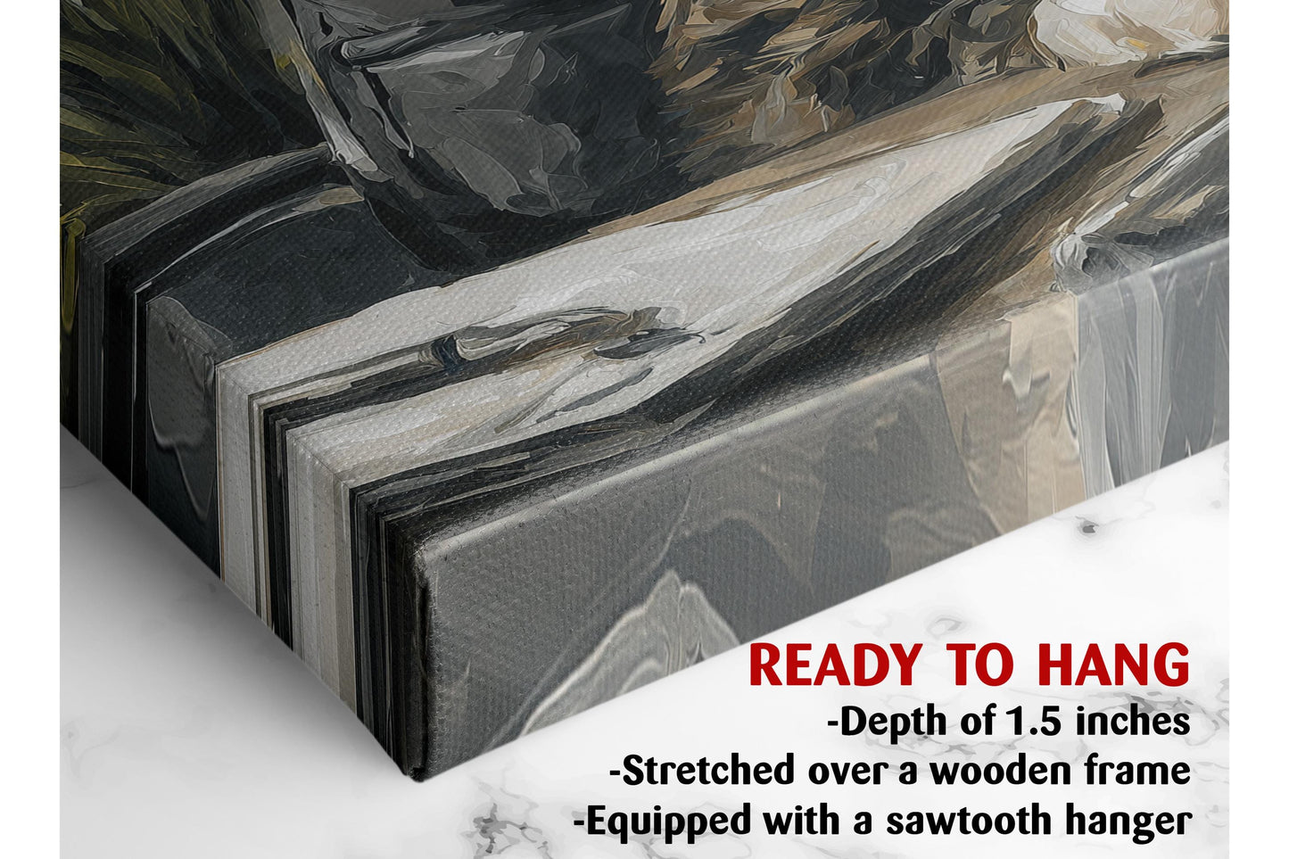 Funny Cat Canvas - Ready to Hang Wall Art | Humorous Cat Decor Print