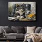 Funny Cat Canvas - Ready to Hang Wall Art | Humorous Cat Decor Print