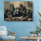 Chimpanzee Canvas Art - Quirky Office Wall Decor | Framed or Rolled Canvas Print