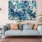Blue Abstract Canvas Art – Modern Wall Prints | Framed or Rolled Canvas Decor