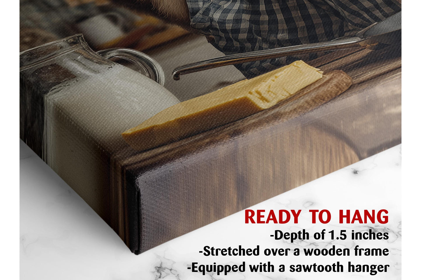 Cow Kitchen Wall Art – Funny Pancake Wall Print | Framed or Rolled Canvas