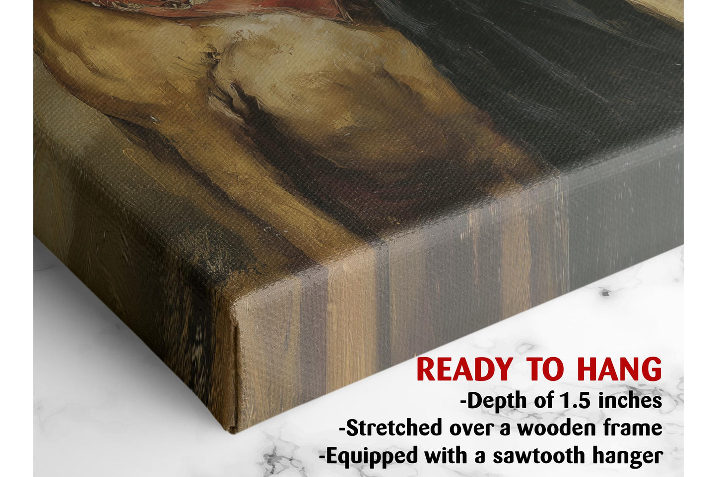 Dog Police Lineup Art - Humorous Canvas Wall Art | Ready to Hang or Rolled Print