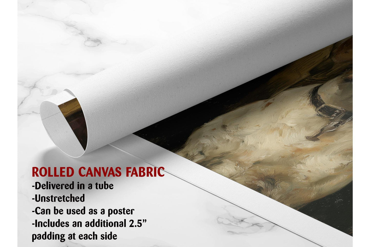 Dog Police Lineup Art - Humorous Canvas Wall Art | Ready to Hang or Rolled Print