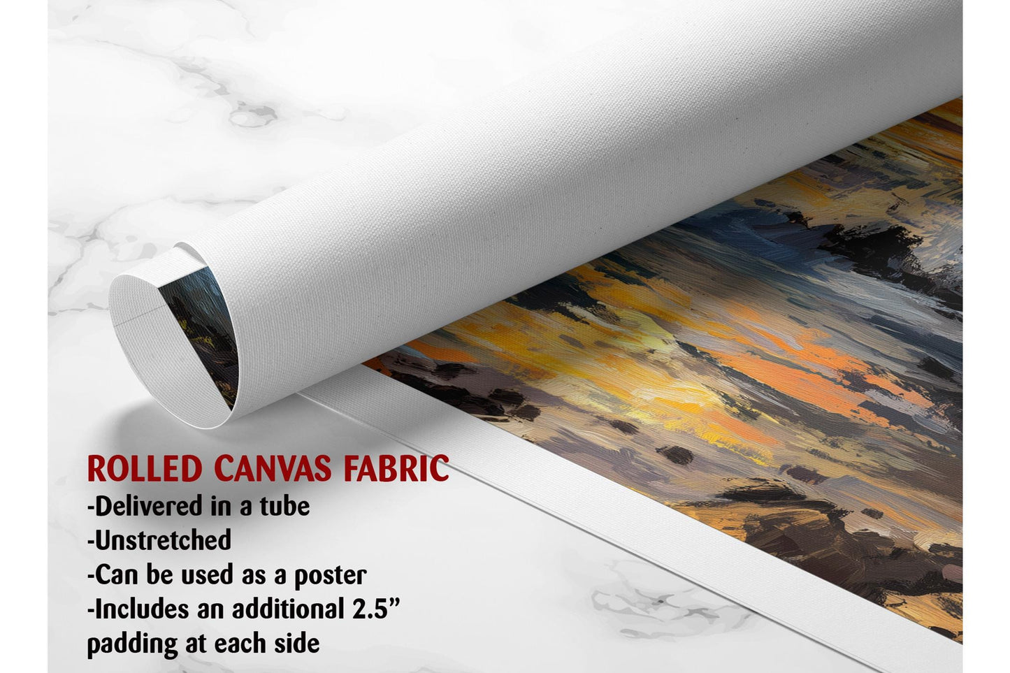 Ocean Waves Canvas Art – Coastal Wall Decor | Framed Or Rolled Seascape Print