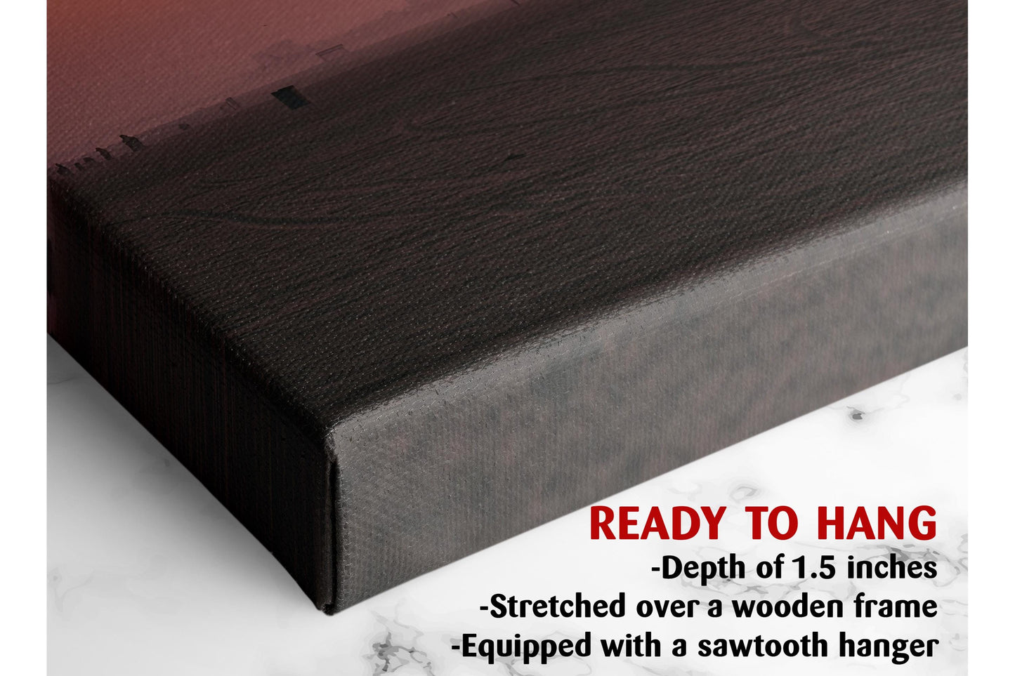 Lifeguard Tower Canvas Print – Sunset Coastal Wall Art with Wood Frame