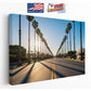 Palm Street Canvas Print – Beverly Drive Sunset Wall Art | Museum Quality California Canvas Art