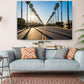 Palm Street Canvas Print – Beverly Drive Sunset Wall Art | Museum Quality California Canvas Art