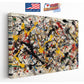 Abstract Expressionist Canvas | Pollock Style Modern Wall Art - Museum Quality Print