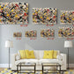 Abstract Expressionist Canvas | Pollock Style Modern Wall Art - Museum Quality Print