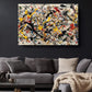 Abstract Expressionist Canvas | Pollock Style Modern Wall Art - Museum Quality Print