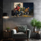 Funny Animal Canvas - Monkey Art Print | Street Scene Canvas Wall Art