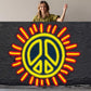 Peace Sign Canvas Print – Urban Wall Decor Graffiti Art Ready to Hang