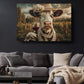 Cow Canvas Wall Art – Funny Farmhouse Animal Print | Ready to Hang Canvas