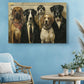 Dog Police Lineup Art - Humorous Canvas Wall Art | Ready to Hang or Rolled Print