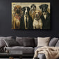 Dog Police Lineup Art - Humorous Canvas Wall Art | Ready to Hang or Rolled Print