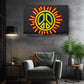 Peace Sign Canvas Print – Urban Wall Decor Graffiti Art Ready to Hang