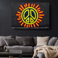 Peace Sign Canvas Print – Urban Wall Decor Graffiti Art Ready to Hang