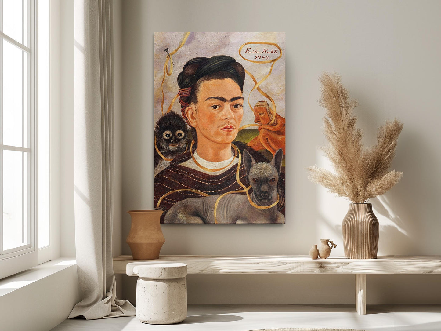 Frida Kahlo Canvas Print – Museum Quality Mexican Art Print, Ready to Hang