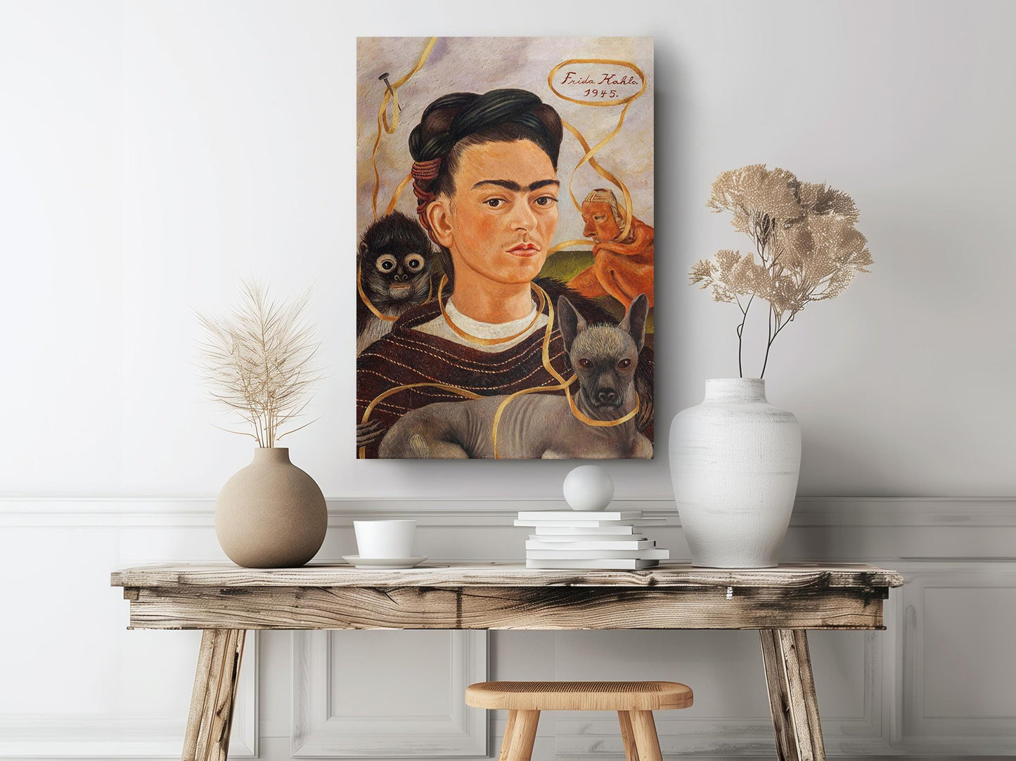 Frida Kahlo Canvas Print – Museum Quality Mexican Art Print, Ready to Hang
