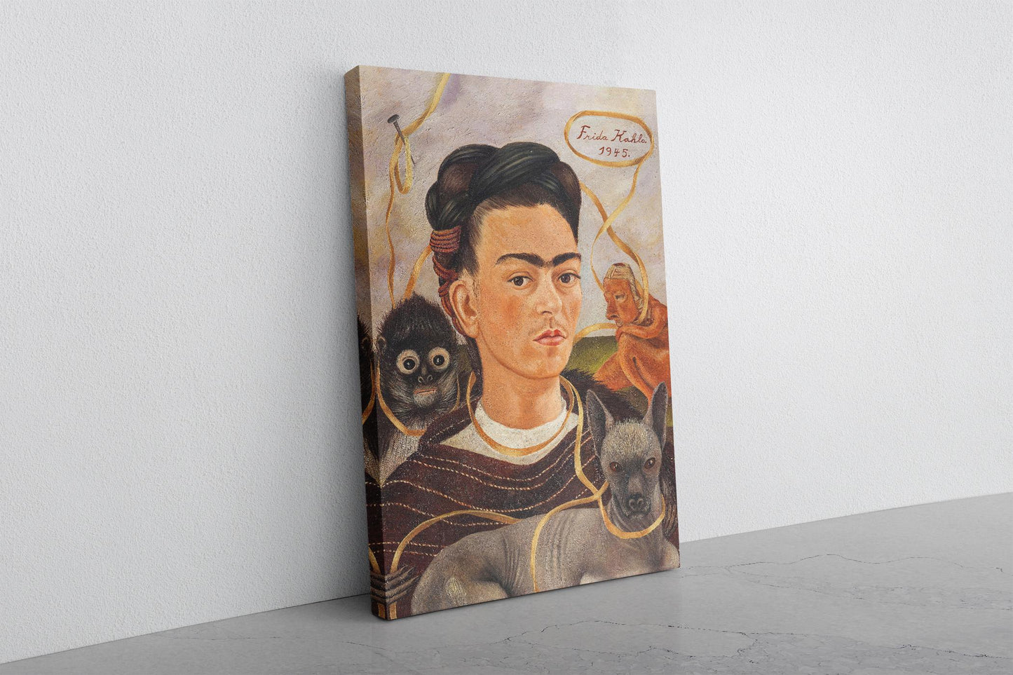 Frida Kahlo Canvas Print – Museum Quality Mexican Art Print, Ready to Hang
