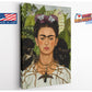 Frida Kahlo Canvas Print – Self-Portrait Wall Art | Museum Art Prints, Fade Resistant
